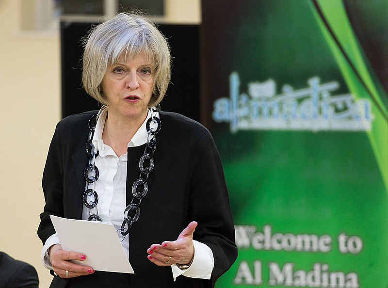 Nova primeira-ministra britânica Theresa May, em 2015