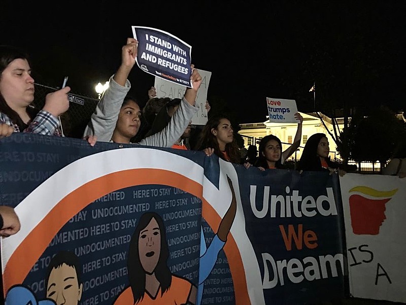 Protesto contra Donald Trump em Washington