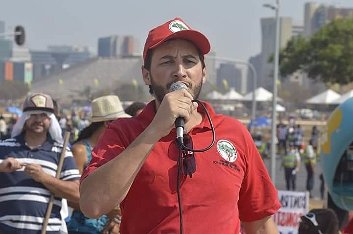Nei Zavaski, uma das lideranças do Movimento dos Trabalhadores Rurais Sem Terra (MST) em Minas Gerais