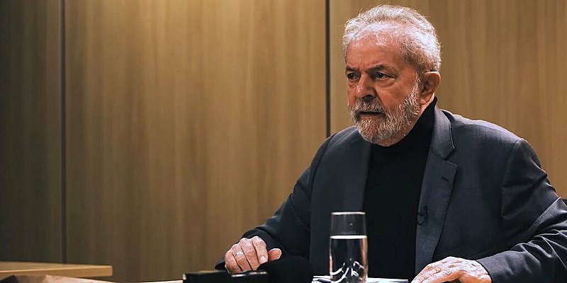Lula durante entrevista ao jornalista Gleen Greenwald do The Intercept