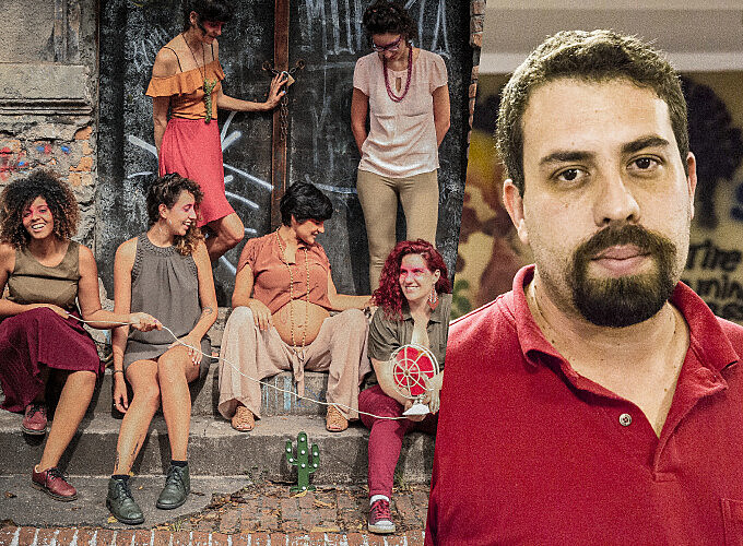 Banda "Pitaias" e Guilherme Boulos