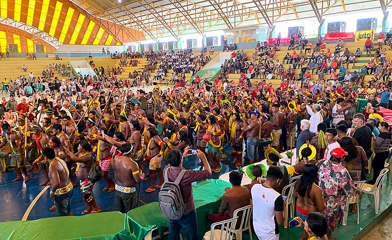 Debate fez parte de um ato nacional para debater questões que envolvem a preservação da Amazônia