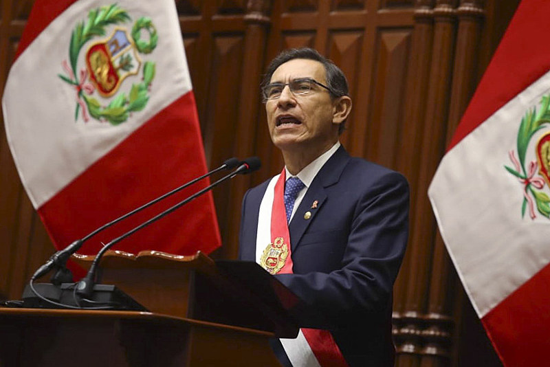 Vizcarra criticou o Parlamento peruano por impor “obstáculos” às medidas que visam combater à corrupção no país