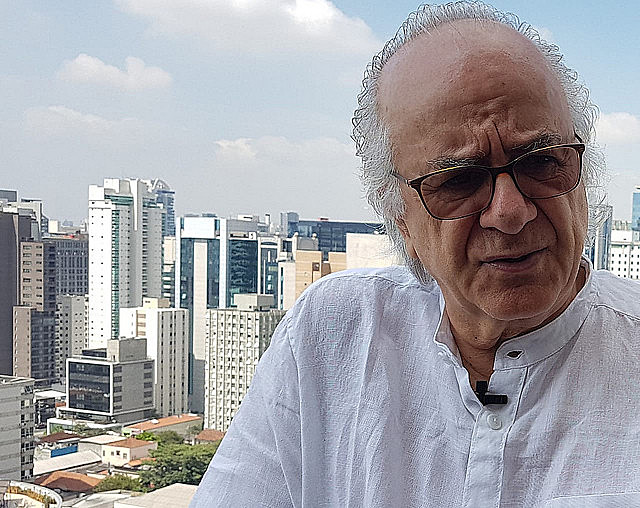 Boaventura recebeu a reportagem do Brasil de Fato, na cobertura do hotel em que hospedou em São Paulo no fim de dezembro de 2018
