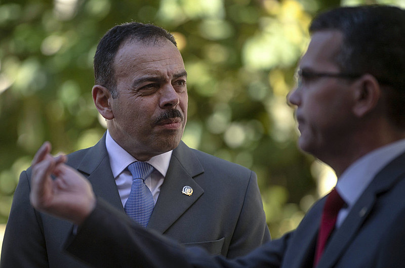 General Richard Nunes e o chefe da Polícia Civil do Rio, Rivaldo Barbosa