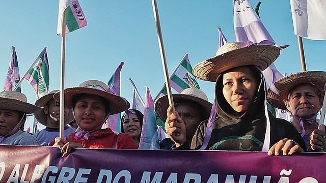 Indigenous Women’s March joined the mobilization in Brasília
