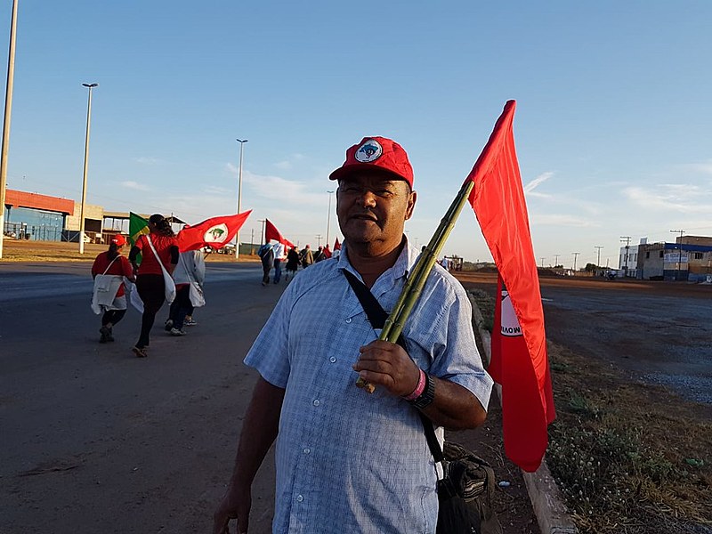 Natural de Vitória (ES), os 19 anos participando do MST levaram Ediomar a morar em diversos estados do país. 