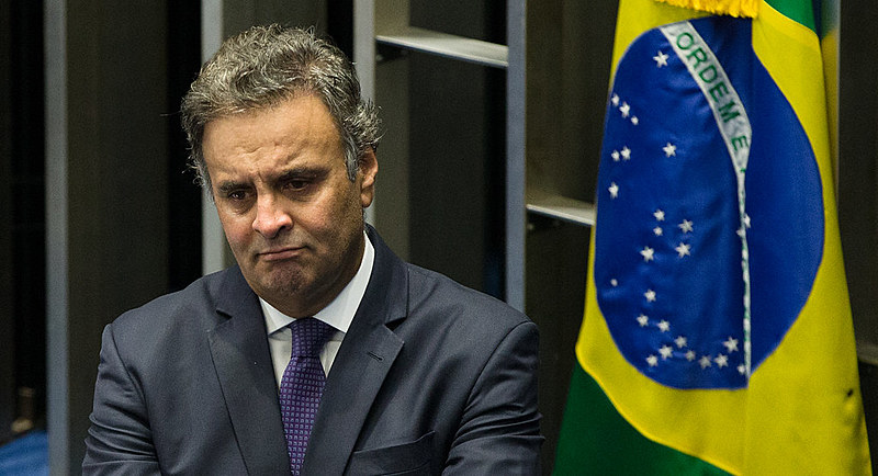 Aécio Neves está afastado do mandato de senador desde 18 de maio