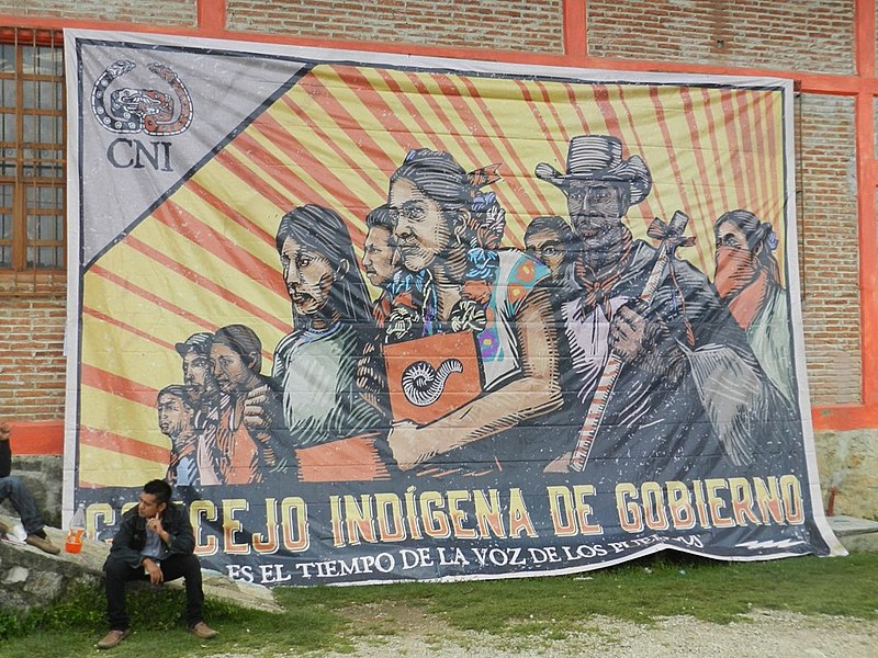 Assembleia geral de constituição do Conselho Indígena de Governo. Chiapas, maio de 2017