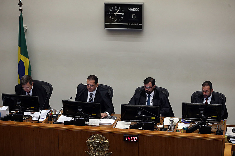 Sessão da Quinta Turma em março de 2018, quando habeas corpus para ex-presidente Lula foi negado