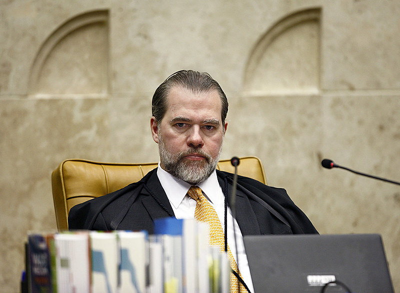 Dias Toffoli, presidente do STF, durante sessão plenária que discutiu validade da Lei das Estatais