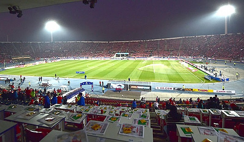 Estádio Nacional, em Santiago, está programado para receber a final da Libertadores