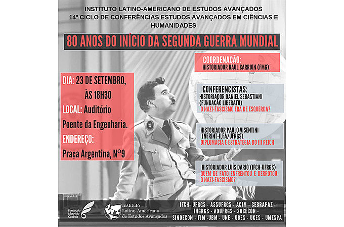 Evento acontece às 18h30 do dia 23 de setembro, com transmissão ao vivo pela página do ILEA
