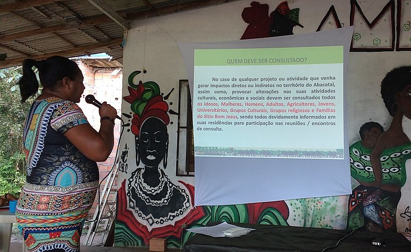 Comunidade quilombola de Abacatal construíndo seu Protocolo de Consulta Prévia, Livre e Informada