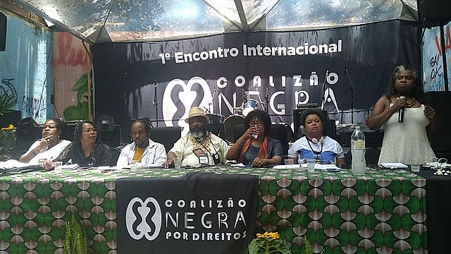 La mesa estuvo compuesta por Vilma Reis, Sandra Maria, Maurice Mitchell, Edson França, Dulce Pereira, Monica Oliveira y Rose Torquato