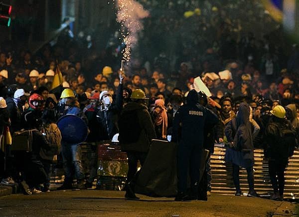 Demonstration in La Paz