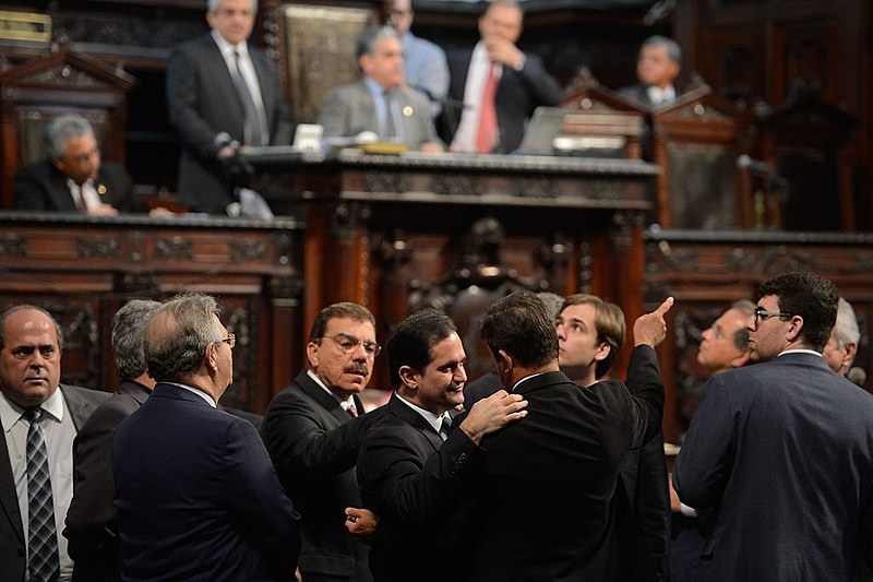 Assembleia Legislativa do Rio de Janeiro (Alerj) ao aprovar as contas do governo de Luiz Fernando Pezão, referentes ao ano de 2016