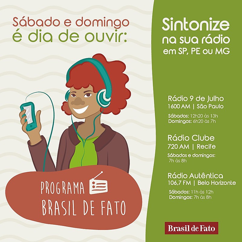 Programa vai ao ar todos os sábado na Rádio Clube  AM 720, às 7h