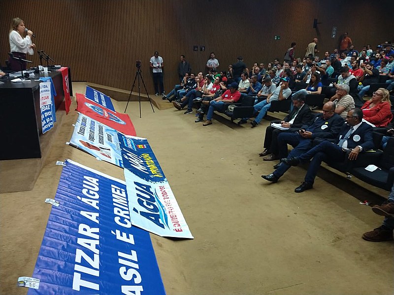 Mobilização contra PL 3261 reuniu cerca de 550 trabalhadores em auditório da Câmara dos Deputados