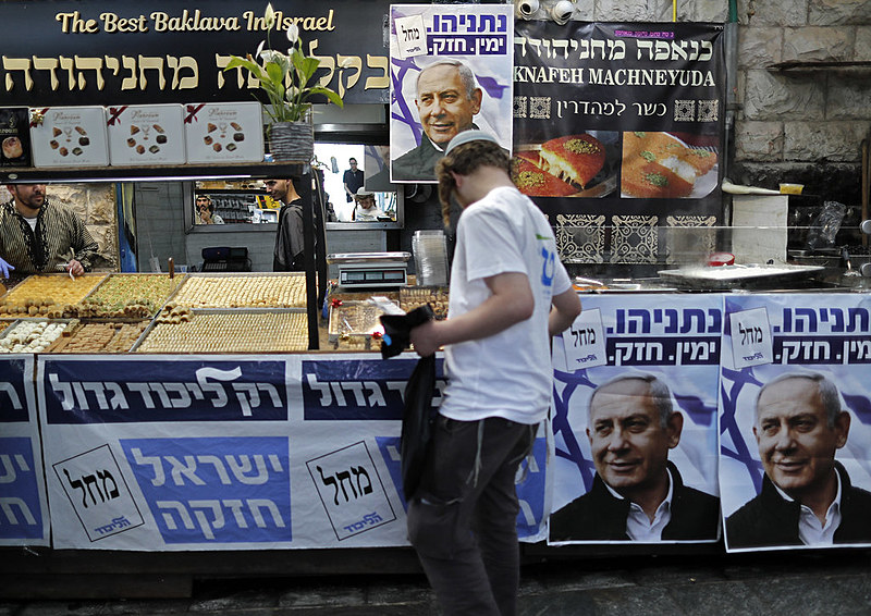 Netanyahu busca se reeleger nas eleições parlamentares israelenses de 2019 que acontecem nesta terça-feira (9)