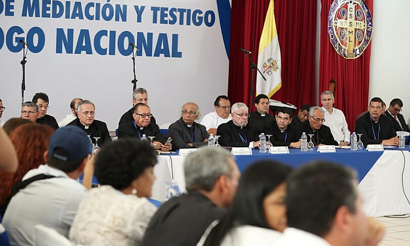 Participam como mediadores e testemunhas os bispos da Conferência Episcopal da Nicarágua (CEN)