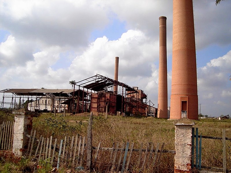 Usina Cambahyba, localizada em Campos dos Goytacazes, norte fluminense