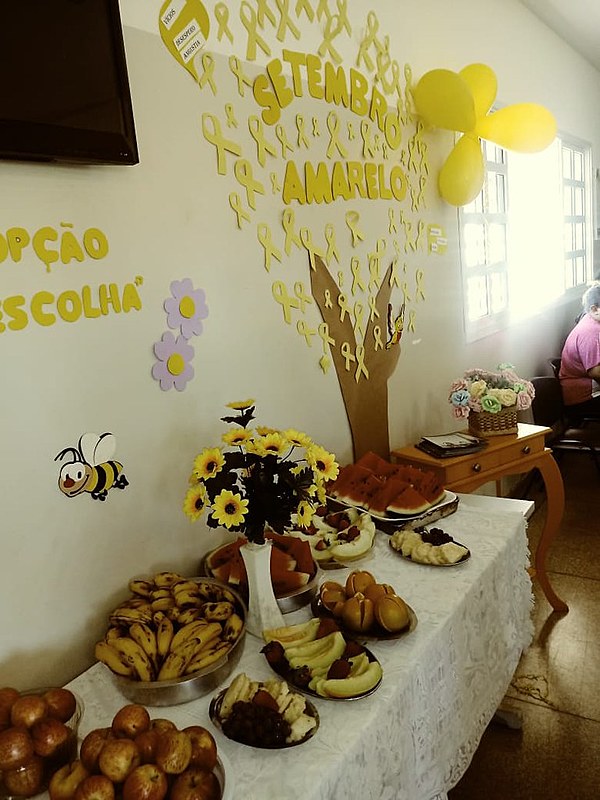 Reunião na Unidade Básica de Saúde da Família do Dom Almir, em Uberlândia (MG)