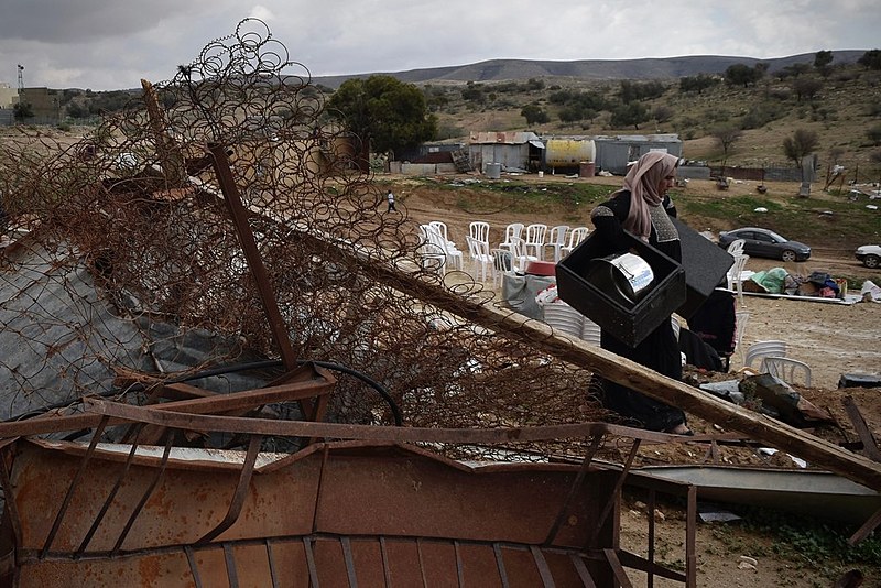 Casas da vila beduína de Umm Al Hiran foram destruídas no início deste ano pelo governo de Israel