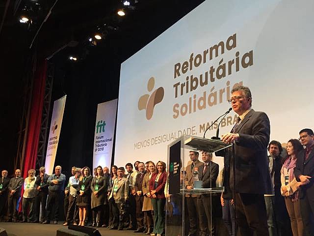 Movimento pela Reforma Tributária Solidária foi lançado durante o 3º Fórum Internacional de Tributação (FIT)
