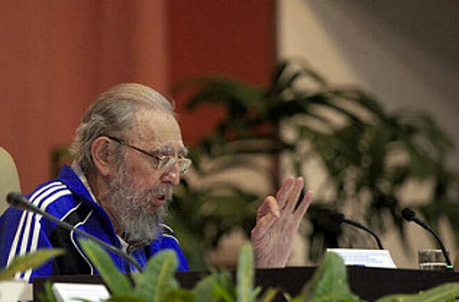Discurso de Fidel em abril de 2015.