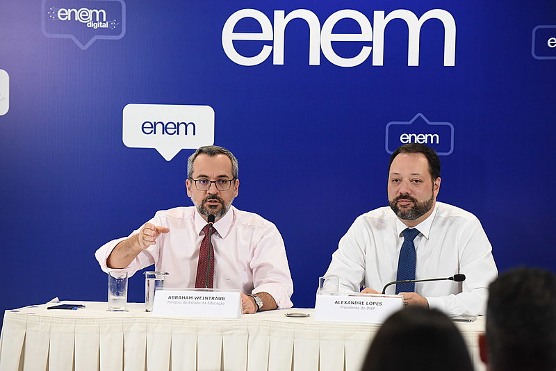 Resultados do Enem 2019 foram apresentados em coletiva de imprensa no Ministério da Educação (MEC), em Brasília (DF)