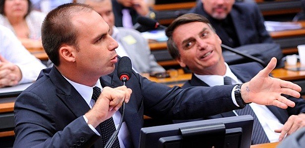 Filho do presidente da República, deputado Eduardo Bolsonaro (PSL-SP) é bola da vez entre as polêmicas que circundam o governo