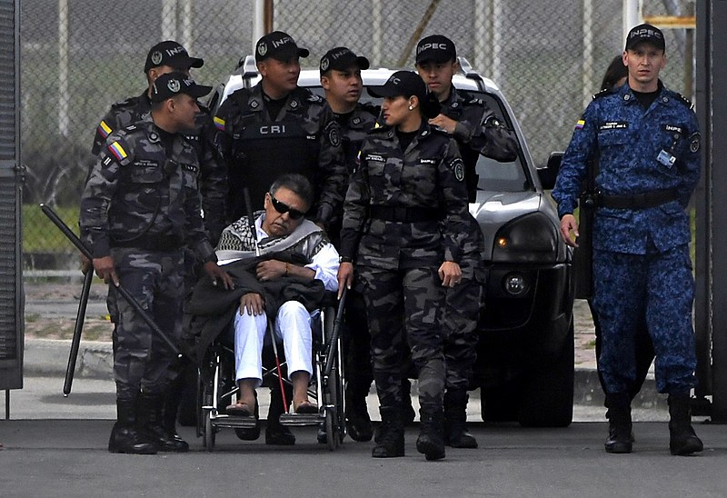 Santrich estava sendo liberado da penitenciária colombiana de La Picota quando foi novamente detido na sexta-feira (17)
