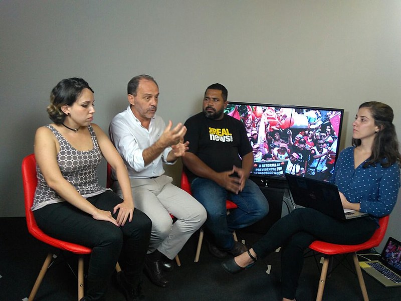 Segunda parte da mesa redonda sobre atos contra a reforma da Previdência no estúdio do Brasil de Fato, nesta quarta (15)