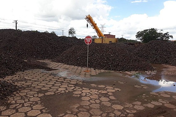 Quase oito mil toneladas de cobre e 10 mil toneladas de manganês foram apreendidas no município de Barcarena