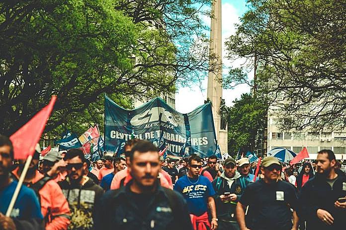 Marcha iniciou as atividades em Montevidéu