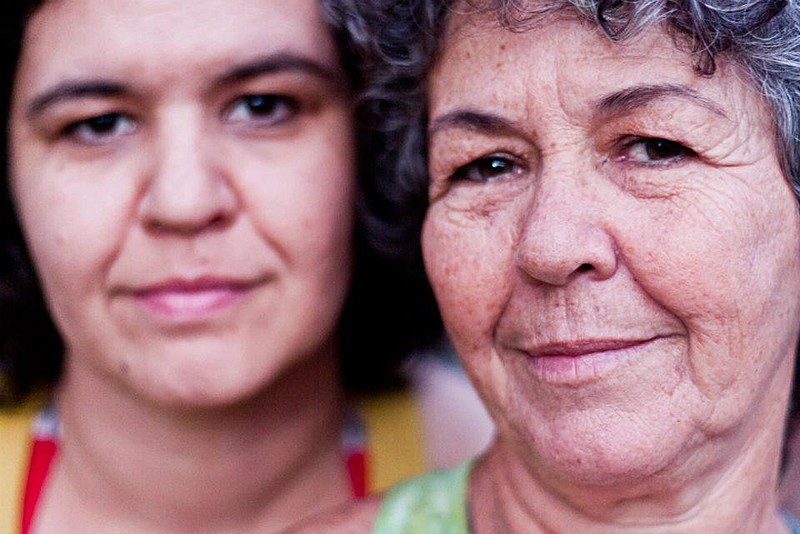 Áurea Lúcia e sua filha Jandira Queiroz