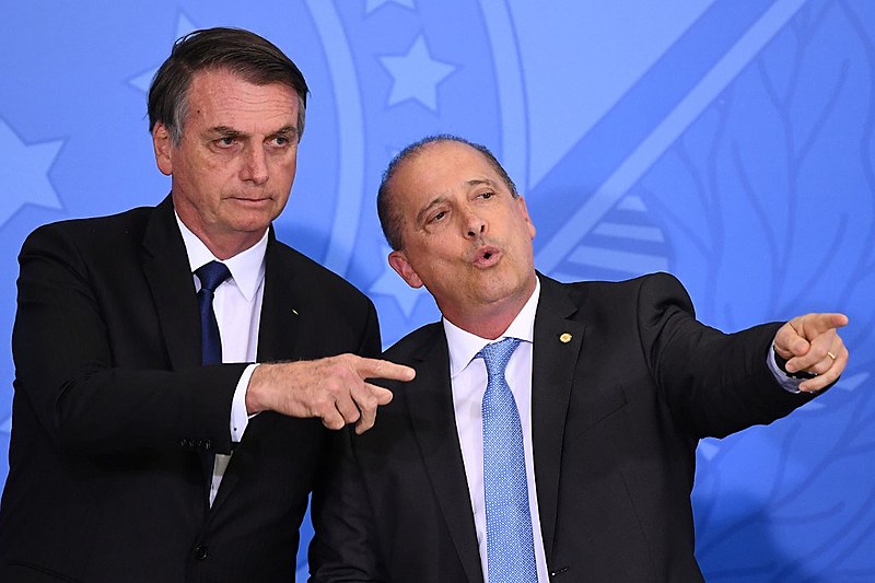 Bolsonaro e Lorenzoni, chefe da Casa Civil
