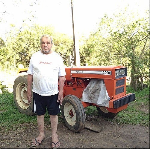Zecão foi contaminado aos 18 anos, após manusear um balde de 20 litros de agrotóxico na empresa que trabalhava