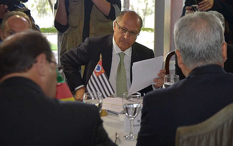 O estado de São Paulo, de Geraldo Alckmin, responde sozinho por quase a metade do endividamento dos estados