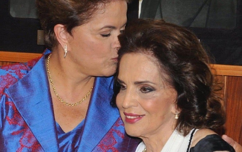 Dilma Rousseff ao lado da mãe, Dilma Jane