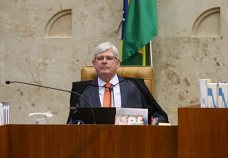 Procurador-geral da República, Rodrigo Janot, durante sessão plenária do Supremo Tribunal Federal (STF).