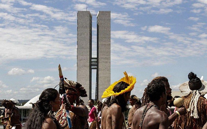 Apib protocolou representação na Procuradoria-Geral da República nesta quarta-feira (24), um dia após fala do presidente