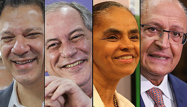Los cuatro presidenciables empatados en segundo lugar