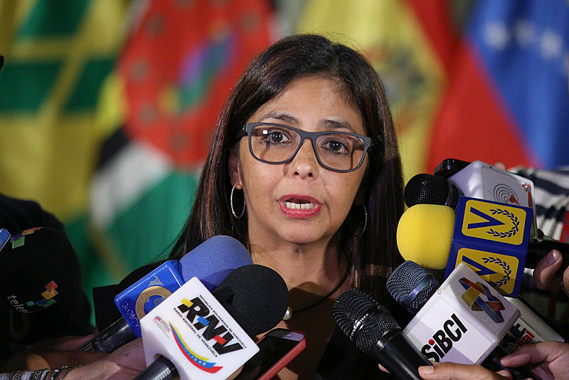 Delcy Rodriguez, chanceler venezuelana, também classificou como golpe de Estado o processo de impeachment contra Dilma
