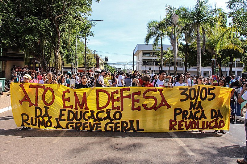 Mobilização em Rio Branco, capital do Acre