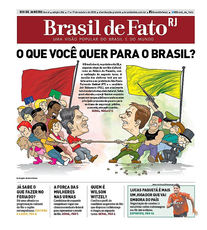O tabloide é distribuído nas estações de trens e metrô na Central do Brasil, Pavuna, Coelho Neto e nas barcas em Niterói toda quinta-feira