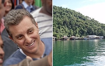 Apresentador cercou a mansão com boias e redes, na Ilha das Palmeiras, sem autorização ambiental