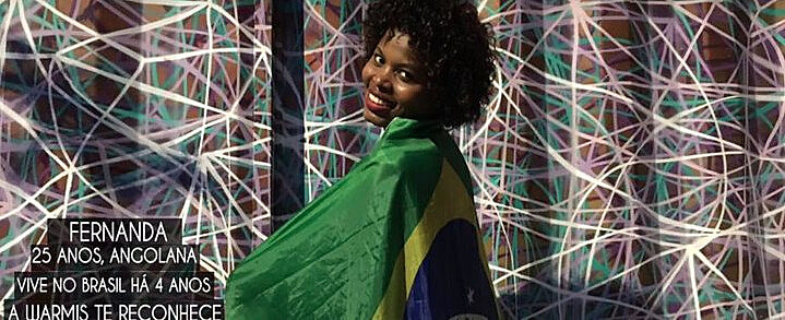 Campanha #MaisQueImigrantes, idealizada pela Equipe de Base Warmis em parceria com estudantes de publicidade