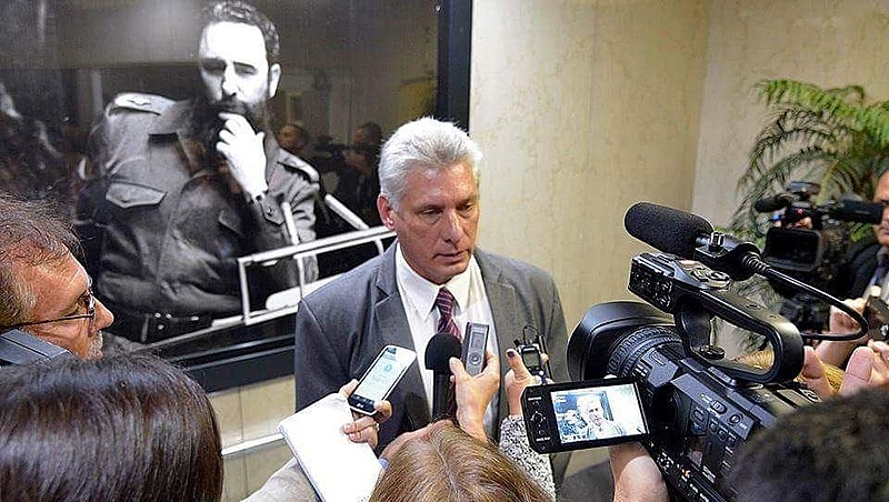 Ao chegar em Nova York, Díaz-Canel falou à imprensa e anunciou que vai denunciar o bloqueio em sua primeira participação na Assembleia